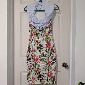 Tiki Print 1950's Style Dress